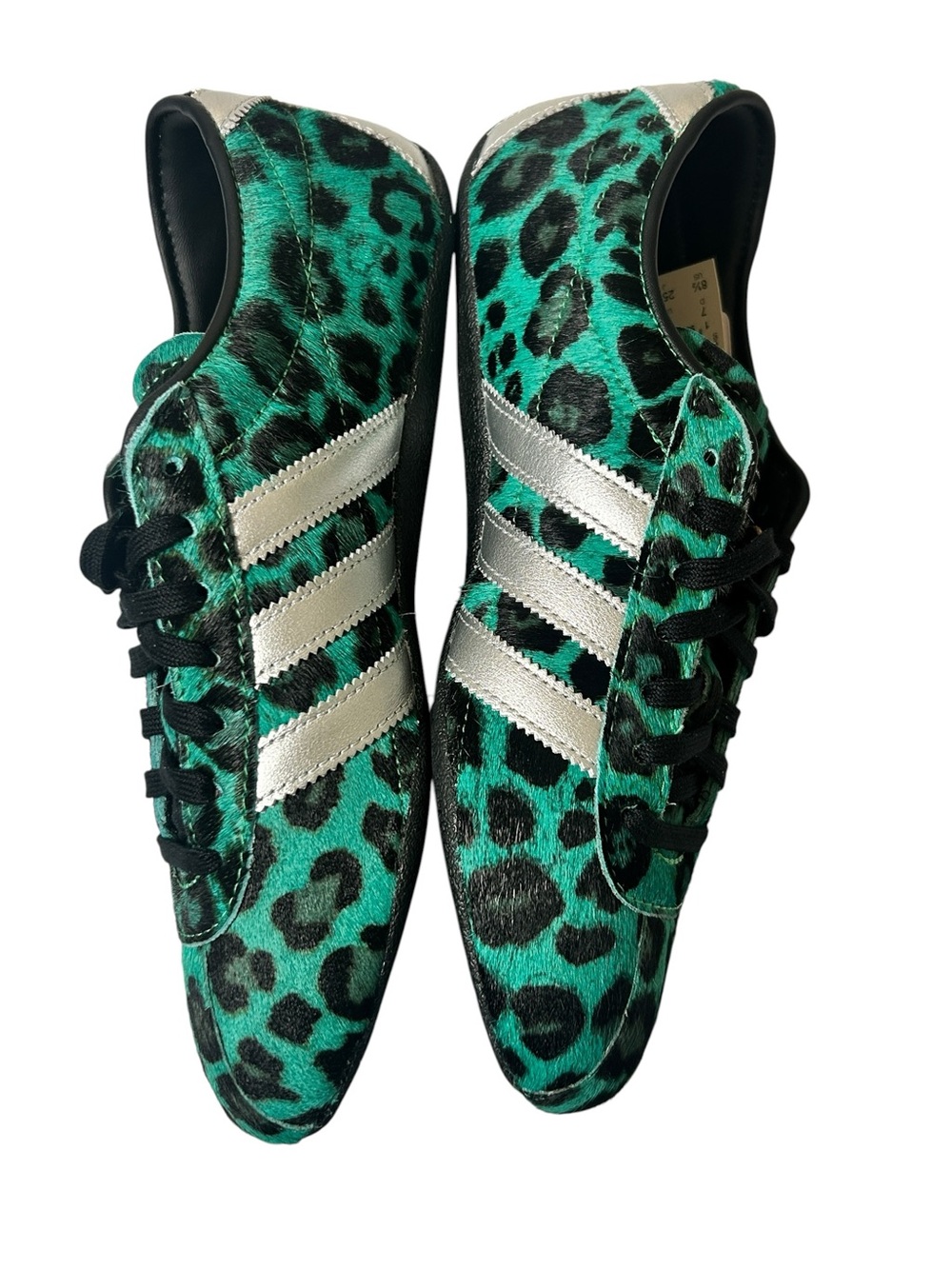 adidas Originals Tokyo W Green Leopard Print Pony Hair Sneakers Size 8.5 NWT - Picture 2 of 12